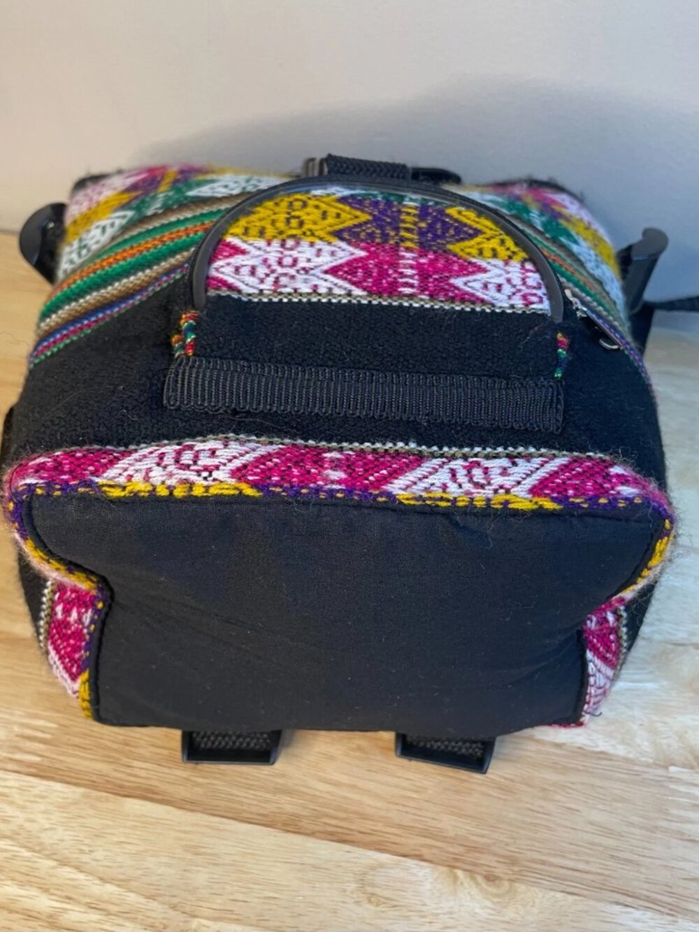 Boho Tribal Print Small Backpack / Crossbody Bag - Picture 4 of 7